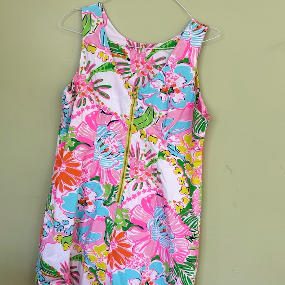 Lilly Pulitzer Pink and Green Floral Dress - Picture 2 of 5